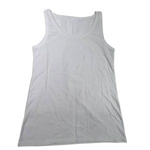 Plain Solid White Tank Top